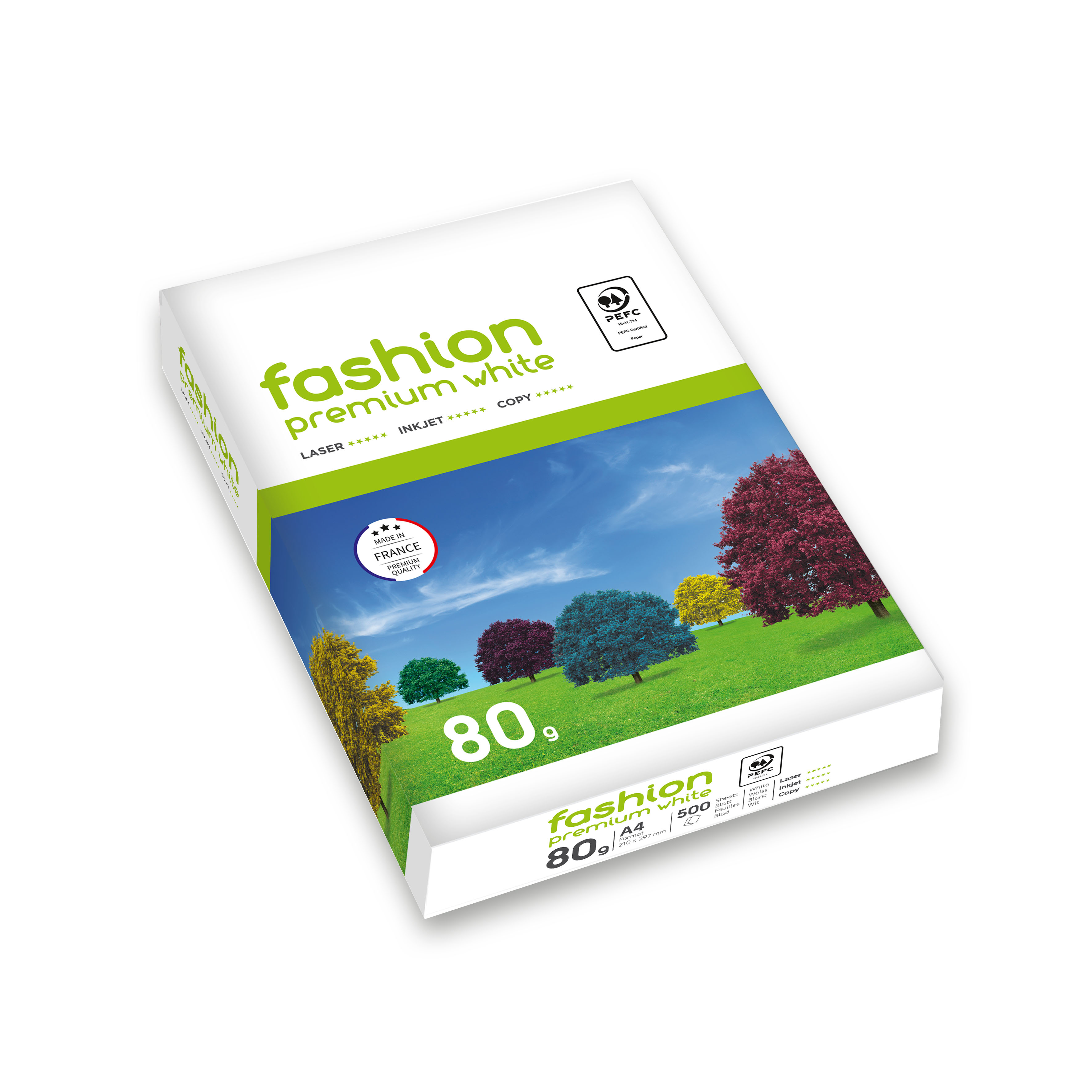 Clairfontaine - Kopierpapier A4 Fashion Premium White - 80g/m²