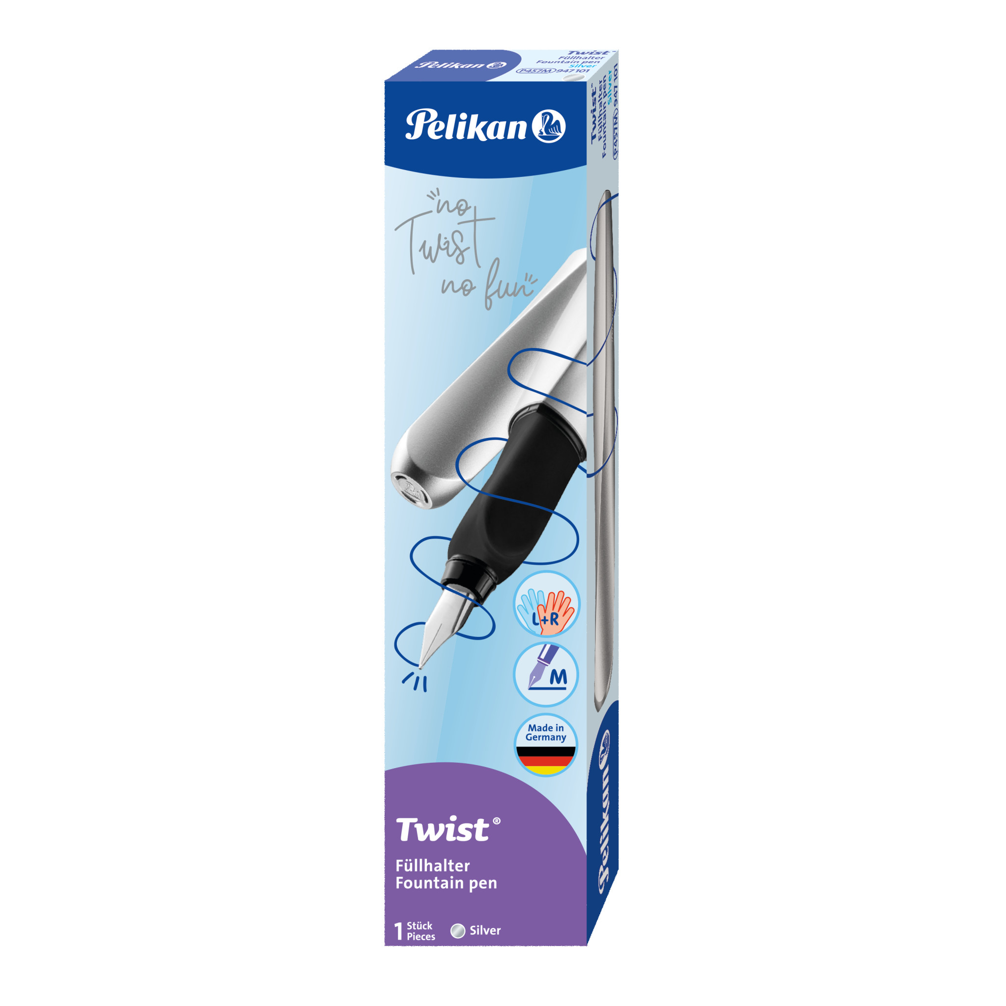 Pelikan - Füller P457 Twist - M-Feder