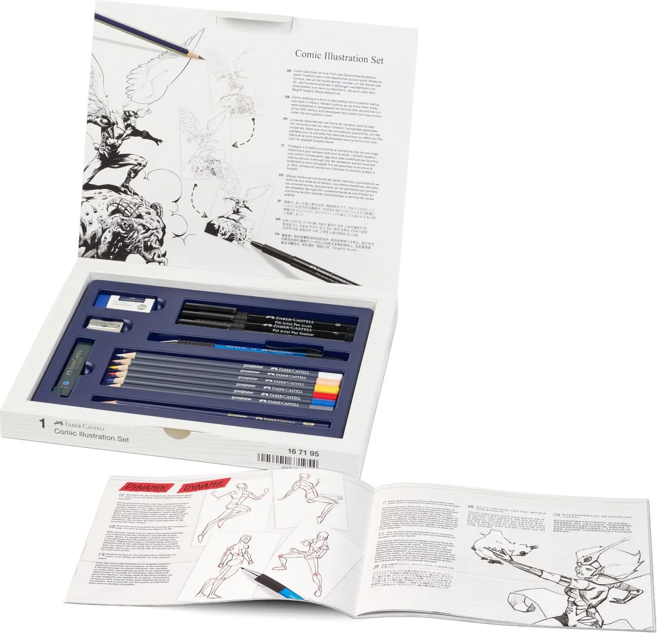 Faber-Castell - Comic Illustration Set - 15-teilig