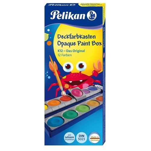 Pelikan - Farbkasten - 735K - 12 Farben