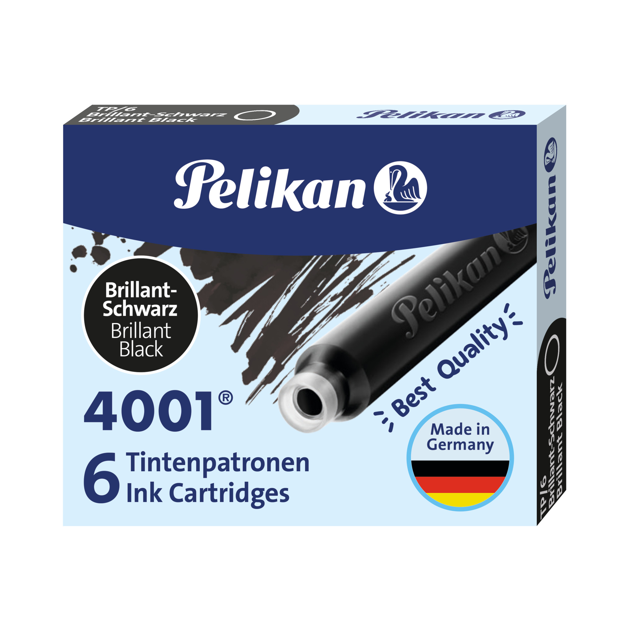 Pelikan - Tintenpatronen 4001 - 6 Stück