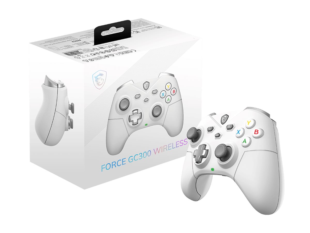 MSI - Force GC300 Wireless Gaming Controller – Weiß