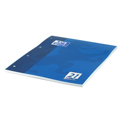 Oxford - Arbeitsblock Lin.21 - A4, 50 Blatt, 90 g/qm, 4-fach Lochung