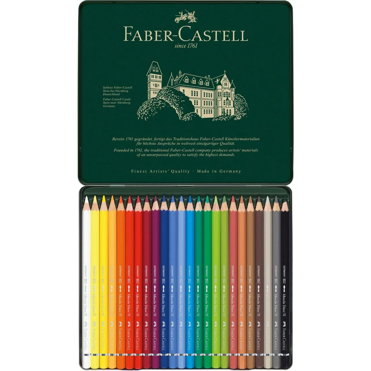 Faber-Castell - Aquarellstifte Albrecht Dürer - 24er Metalletui