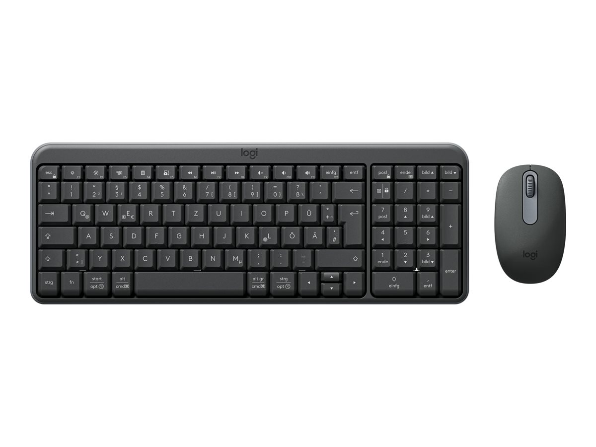Logitech - Wireless Tastatur und Maus (DE)- MK250 - Graphite 
